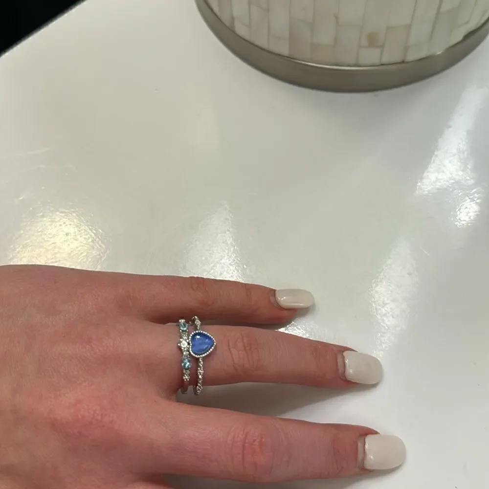 Love Blue stretchable Ring